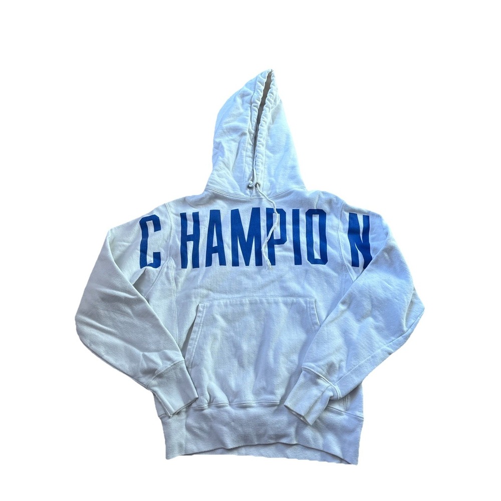 Champion Men's Reverse Weave Heavyweight Hoodie Pullover Hooded Spellout